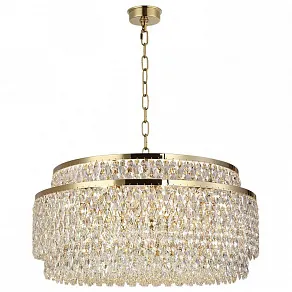 Подвесная люстра Newport TIFFANY 8530/80 C gold polished