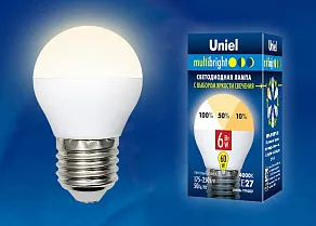 Лампа светодиодная Uniel  E27 6Вт 3000K UL-00002377
