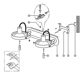 Бра Globo Kirogi 56452-2