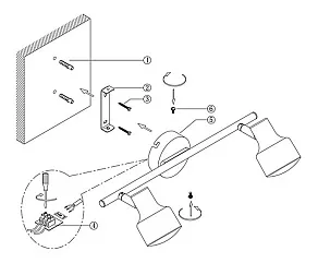 Бра Globo Rois 56213-2