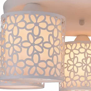 Потолочная люстра Arte Lamp Traforato A8349PL-5WH