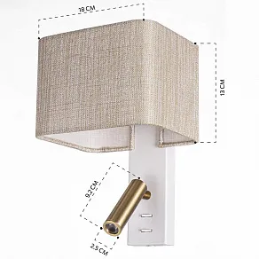 Бра с подсветкой Citilux DEKART CL704482