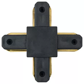 Соединитель лент X-образный жесткий DeMarkt Con 2 CON 2X BL