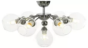 Люстра на штанге LUMINA DECO Devoli LDC 8040-7 CHR+PR