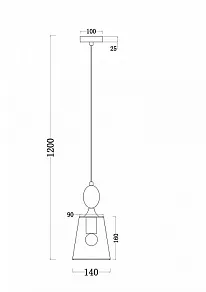 Подвесной светильник Freya Sofi FR2022PL-01CH