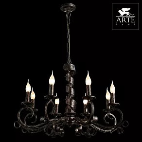 Подвесная люстра Arte Lamp Arena A8952LM-8BG