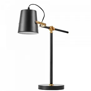 Настольная лампа офисная LUMINA DECO FELA LDT 7733-1 BK+MD