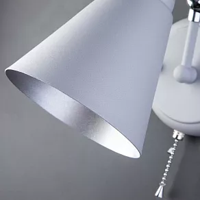 Бра Eurosvet Nigella 70052/1 серый/серебро