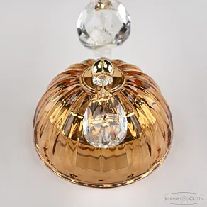 Бра Bohemia Ivele Crystal 5413 5413B/1/165 G Amber/M-1H