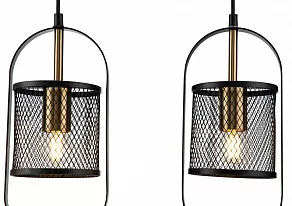 Подвесной светильник Indigo Via 10009/3P Black