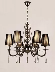 Подвесная люстра LUMINA DECO Fabione LDP 1200-6 BK