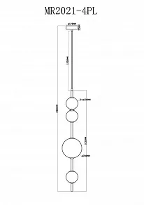 Подвесной светильник MyFar Violla MR2021-4PL