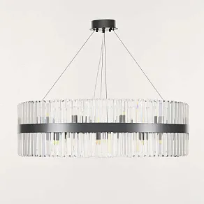 Подвесная люстра Arte Milano Белладжо 440110.840.24.G9.B1 BK