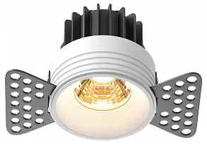 Встраиваемый светильник Maytoni Round DL058-7W2.7K-TRS-W