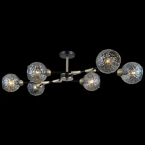 Люстра на штанге ILLUMICO  IL0253-6CSQ-79 BK AB