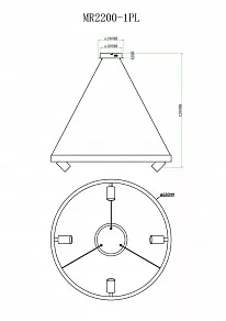 Подвесной светильник MyFar James MR2200-1PL