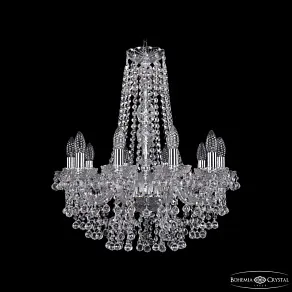 Подвесная люстра Bohemia Ivele Crystal 1409 1409/10/195/h-63 Ni