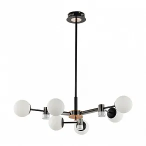 Люстра на штанге Arte Milano Ferrara-71040 277010/6 BK/GD