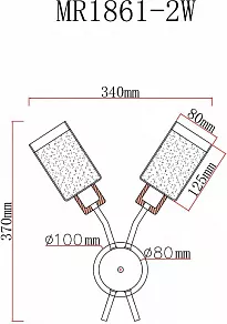 Бра MyFar Linda MR1861-2W