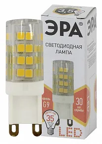 Лампа светодиодная Эра Стандарт G9 3.5Вт 2700K LED JCD-3,5W-CER-827-G9