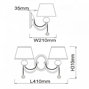 Бра MW-Light Федерика 84 684021302