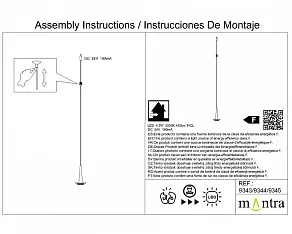 Подвесной светильник Mantra Andromeda 9343