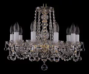 Подвесная люстра Bohemia Ivele Crystal 1402 1402/10/160/G/Balls