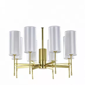 Подвесная люстра Newport 7320 7328/C gold без абажуров