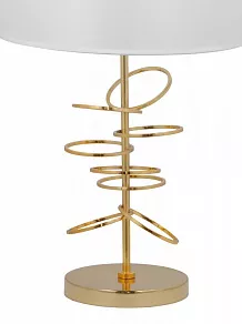 Настольная лампа декоративная LUMINA DECO Milari LDT 5530 F.GD+WT