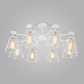 Люстра на штанге Eurosvet Trappola 70107/8 белый