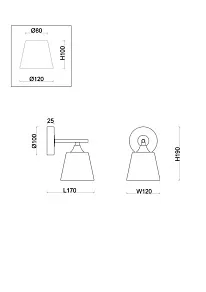 Подвесной светильник Freya Aveline FR5235PL-01BS
