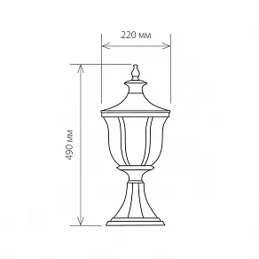 Наземный низкий светильник Elektrostandard Taurus a031933
