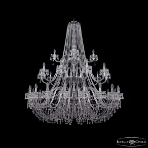 Подвесная люстра Bohemia Ivele Crystal 1410 1410/20+10+5/530/3d Ni V0300