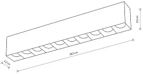 Накладной светильник Nowodvorski Midi Led 10060