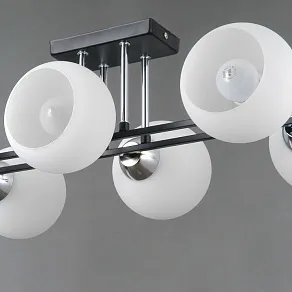 Потолочная люстра ILLUMICO TRENTO IL0791-6CSQ-25 BK CR TRENTO