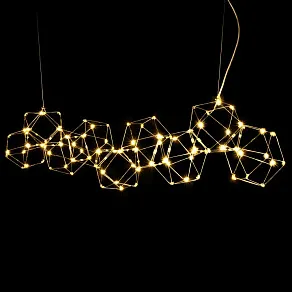 Подвесная люстра O-LUCE Bjork в линию без вставок 10964-5