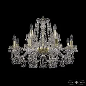 Подвесная люстра Bohemia Ivele Crystal 1409 1409/8+4/240 G