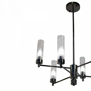 Люстра на штанге AM-Group INDIGO INDIGO SP6 PEARL BLACK