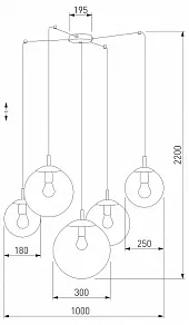 Подвесной светильник TK Lighting Esme 5382 Esme