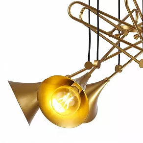 Подвесная люстра Mantra Jazz Pintura Oro 6350