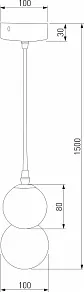 Подвесная люстра Eurosvet Polar 50250/1 LED черный