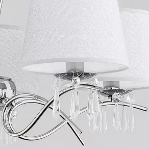 Люстра на штанге Alfa Baron 11485 (Абажур 83139)