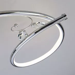 Потолочная люстра Eurosvet Agata 90089/5 хром 75W