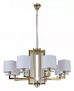 Подвесная люстра Newport 35400 35408+1/C gold без абажуров