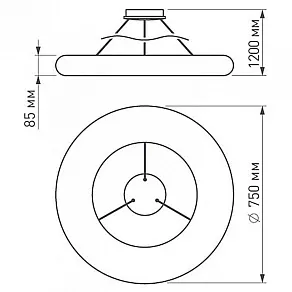 Подвесной светильник Arlight Alt-tor-bb 022727