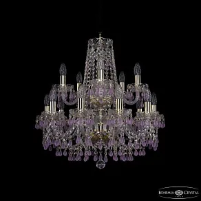 Подвесная люстра Bohemia Ivele Crystal 1410 1410/10+5/195/2d G V7010