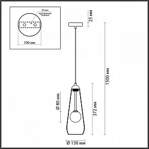 Подвесной светильник Odeon Light Lostar 4954/1