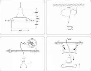 Встраиваемый светильник Ambrella Light TN TN3306