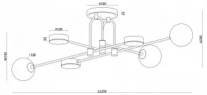 Потолочная люстра F-promo Complesso 3095-6P