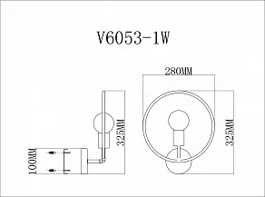 Бра Moderli Sachara V6053-1W